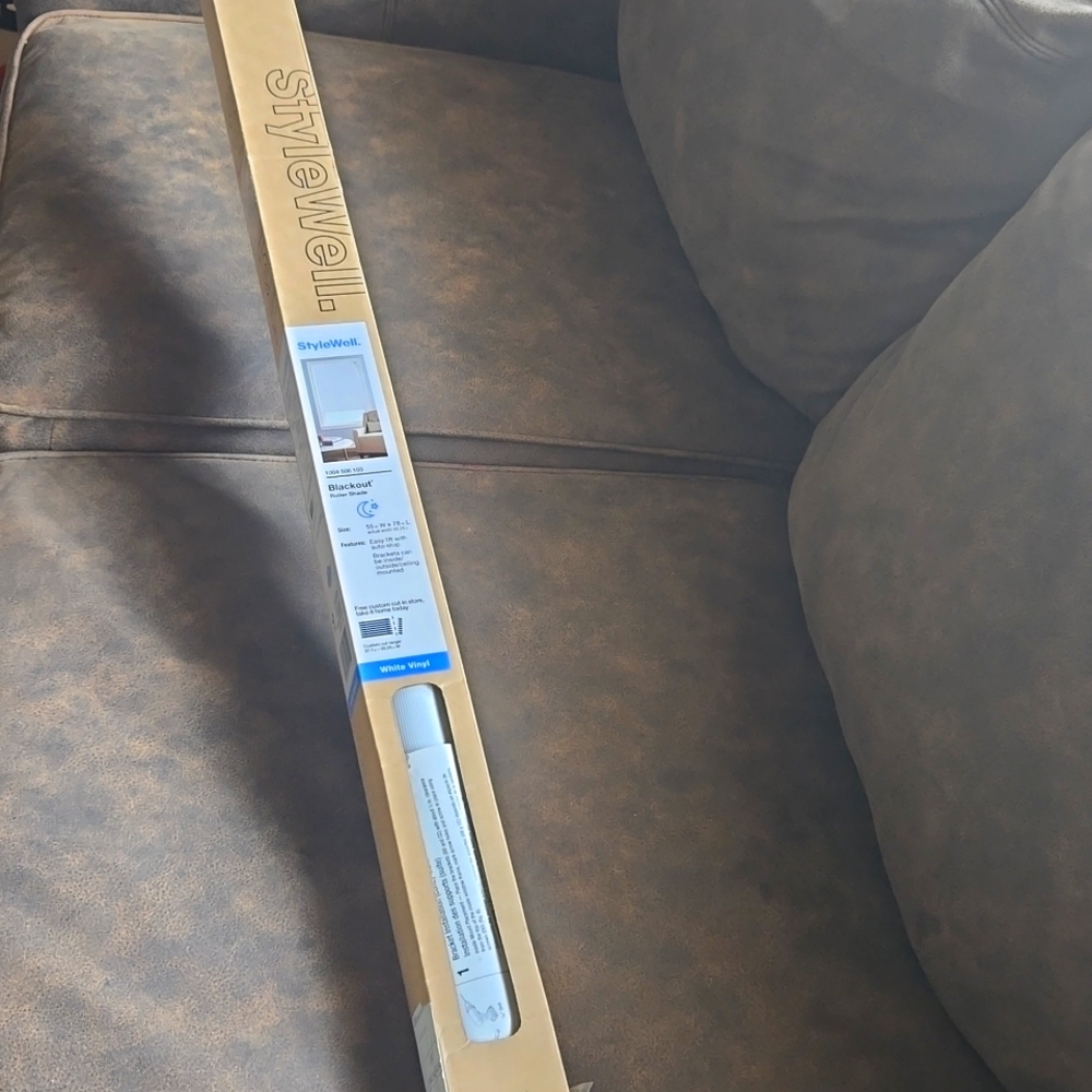 StyleWell Blackout Roller Shades 55inx72in